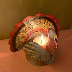 Thanksgiving Turkey Decor Candle holder